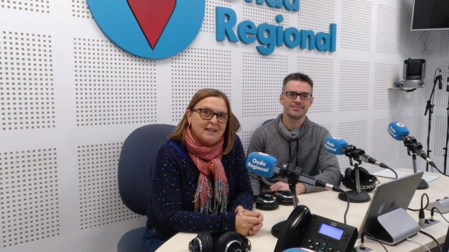 Teresa Allepuz y José Cano en Onda Regional