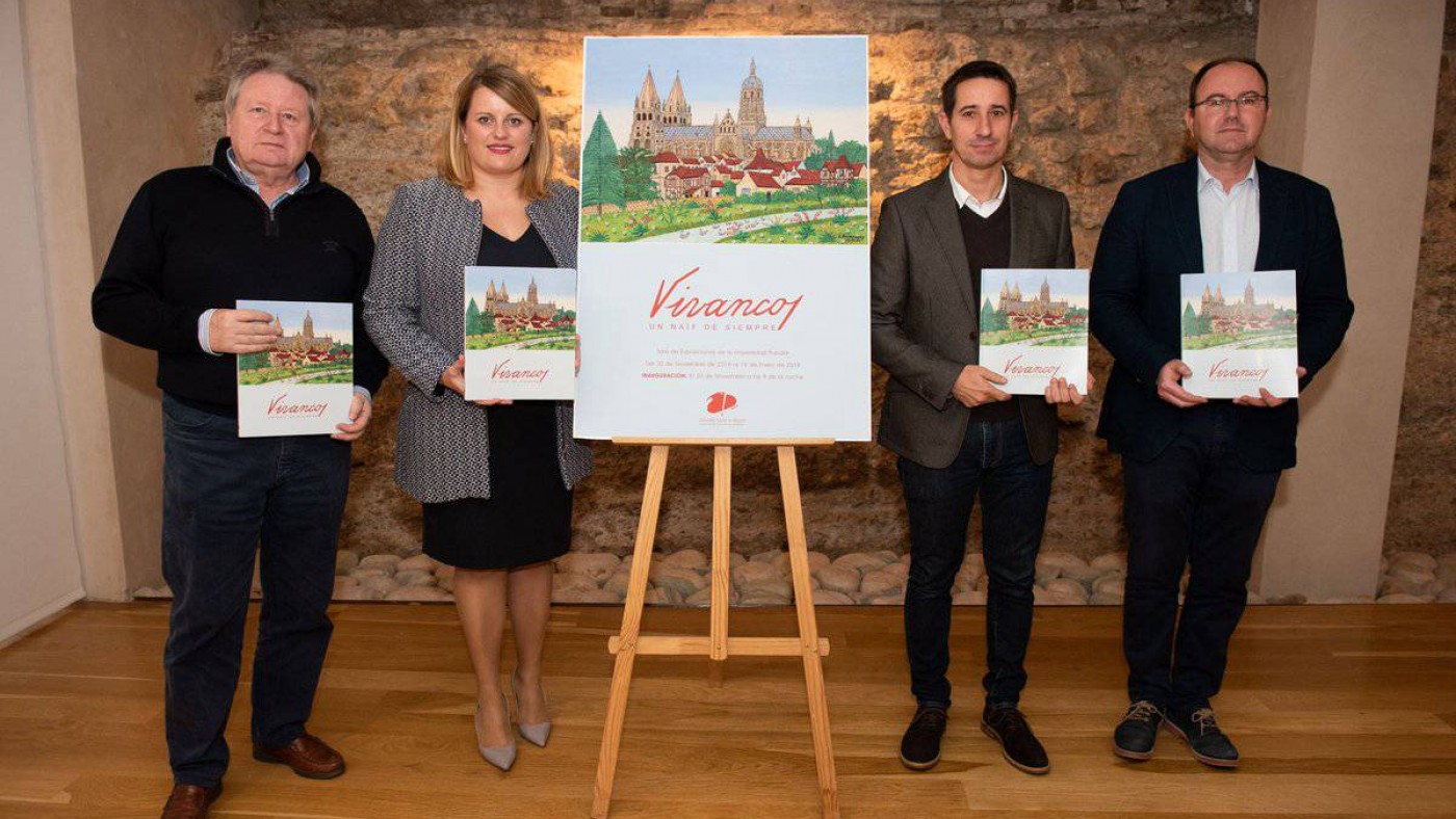 Presentación sobre la exposición de Miguel García Vivancos en Mazarrón
