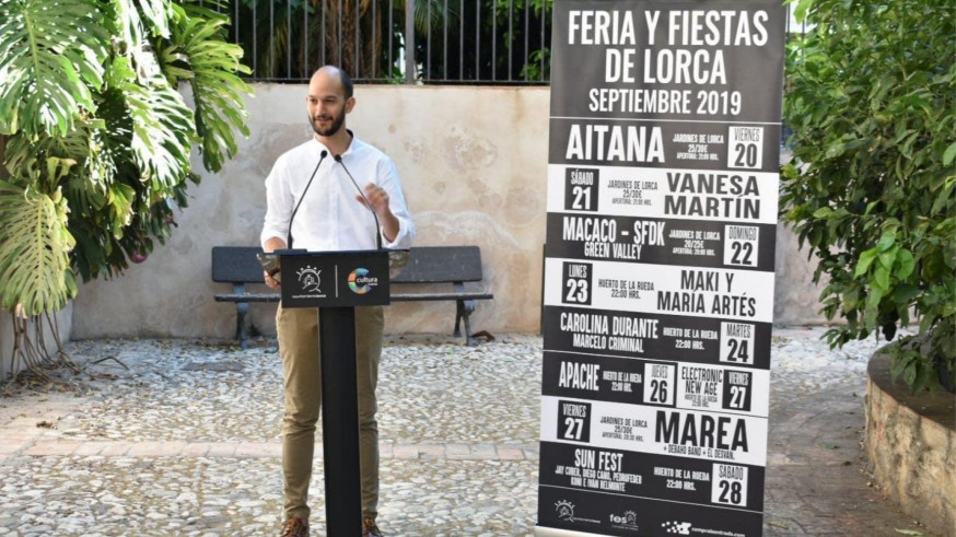 José Ángel Ponce, concejal de Festejos de Lorca