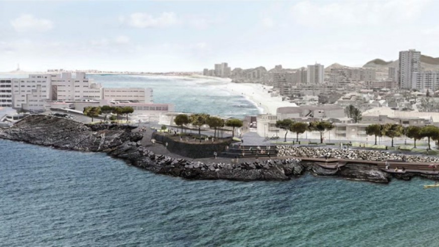 Imagen virtual del futuro paseo del Galúa