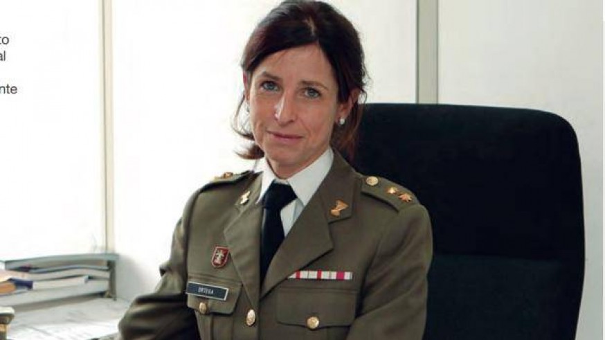 Coronel Patricia Ortega. Foto: Ministerio de Defensa - Ricardo P. Iruela 