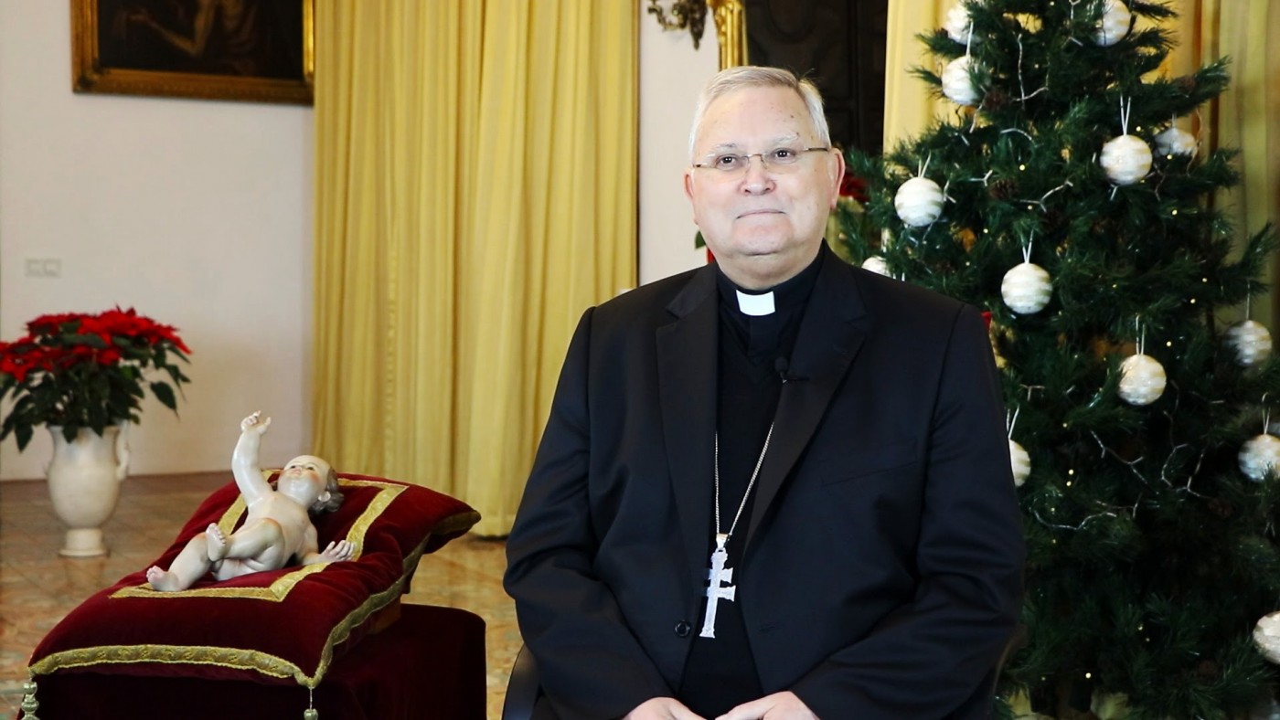 El obispo de Cartagena desea una feliz Navidad a la población: "Que nada empañe el mensaje del Evangelio"