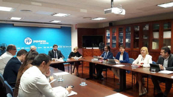 Reunión del Comité de Dirección del PP murciano