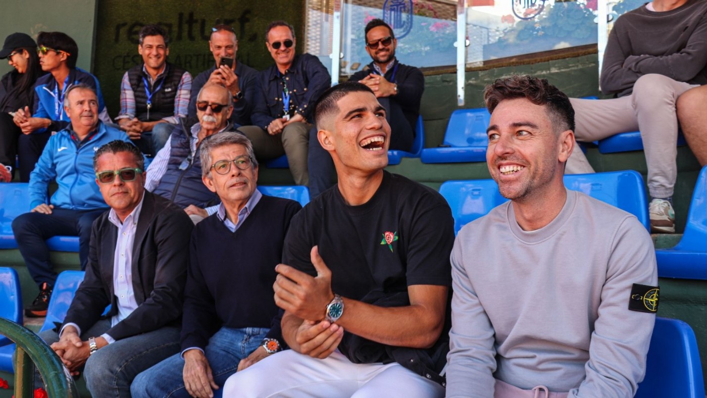 Alcaraz disfruta de unos días de descanso en Murcia