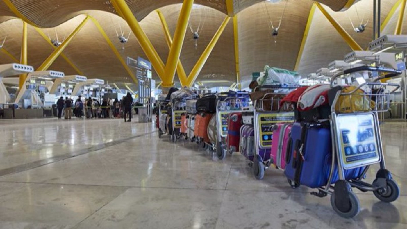 Maletas en el aeropuerto. FOTO: EUROPAPRESS