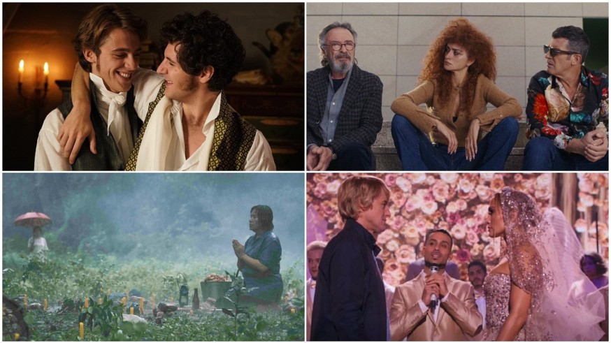 Fotogramas de las cuatro películas de las que hablamos con Alberto Frutos en Diálogos con el cine