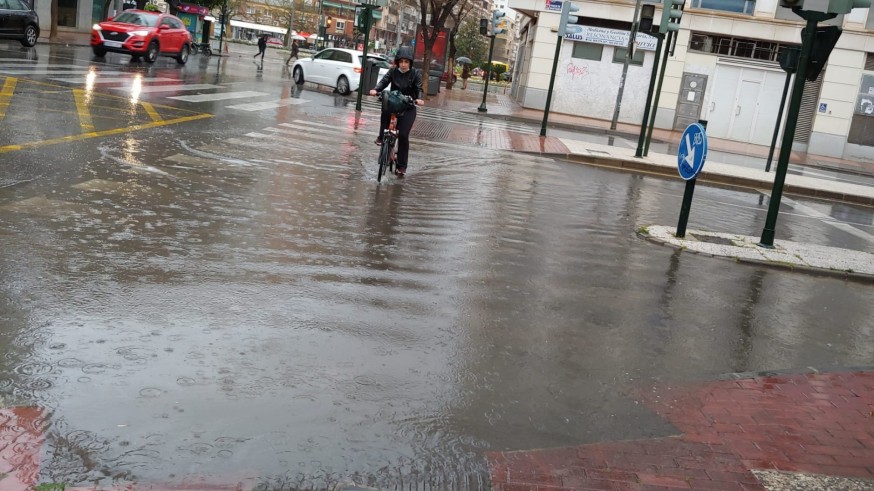 Aviso naranja por lluvias de hasta 30 litros por metro cuadrado en una hora en el Campo de Cartagena y Mazarrón