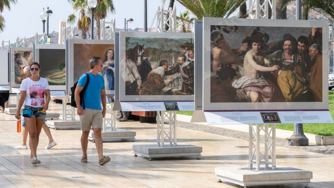Bicentenario del Museo del Prado en el paseo del Puerto de Cartagena