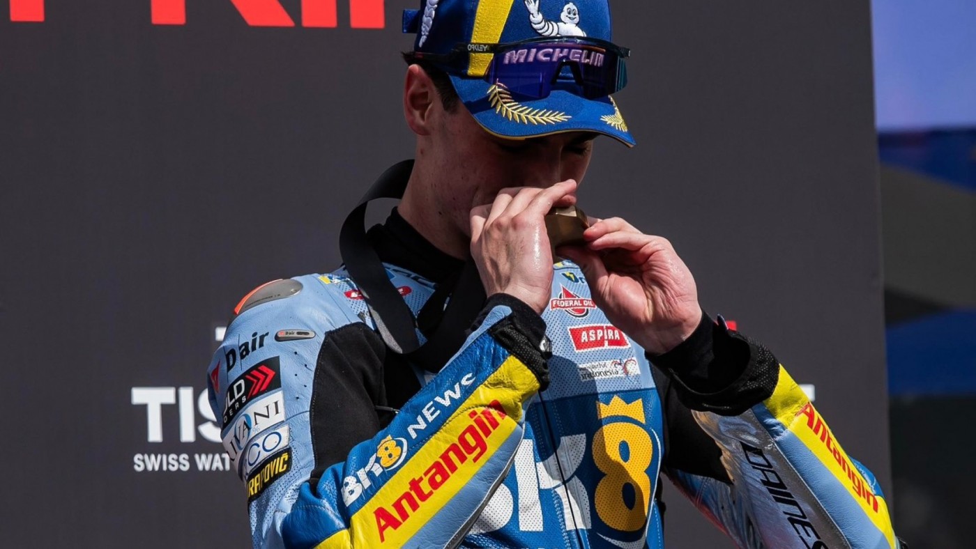 Aldeguer sube al podio en la locura acuática de Le Mans