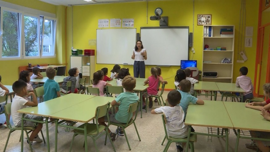 Niños en clase