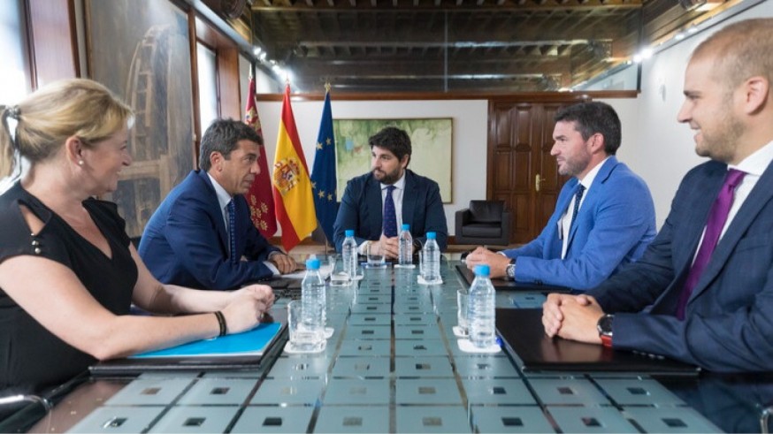 Reunión entre LópezMiras y el presidente de la diputación de Alicante