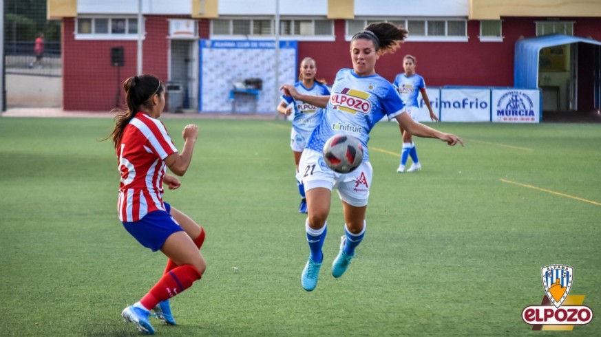 Carmen Fresneda en el partido frente al Atlético de Madrid. Foto: Alhama Féminas 