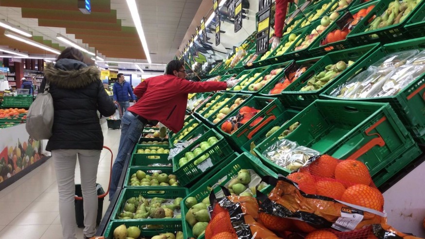 El IPC sube al 6'6% en febrero en la Región y los alimentos se disparan un 17,6%