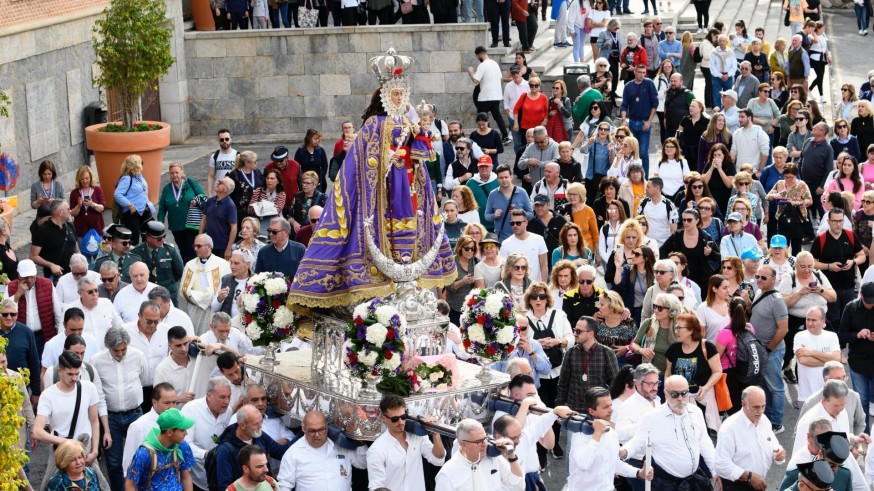 La ciudad de Murcia recibe este jueves a la Virgen de la Fuensanta