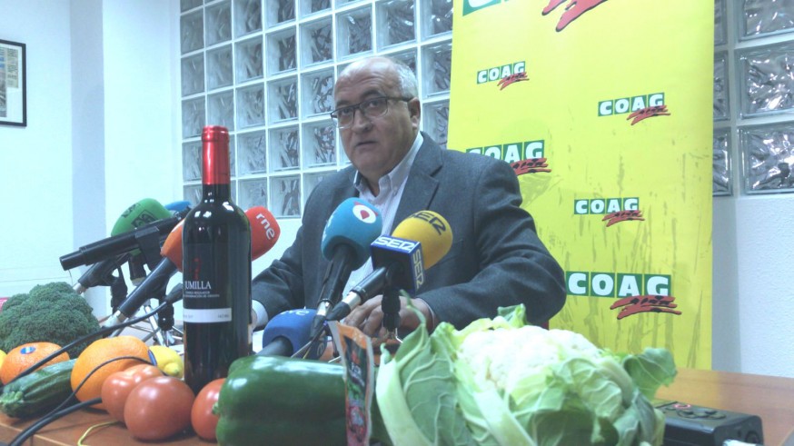 Miguel Padilla en la rueda de prensa de balance