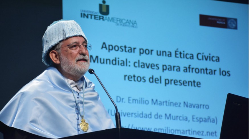 Emilio Martínez, Catedrático de Ética en la UMU