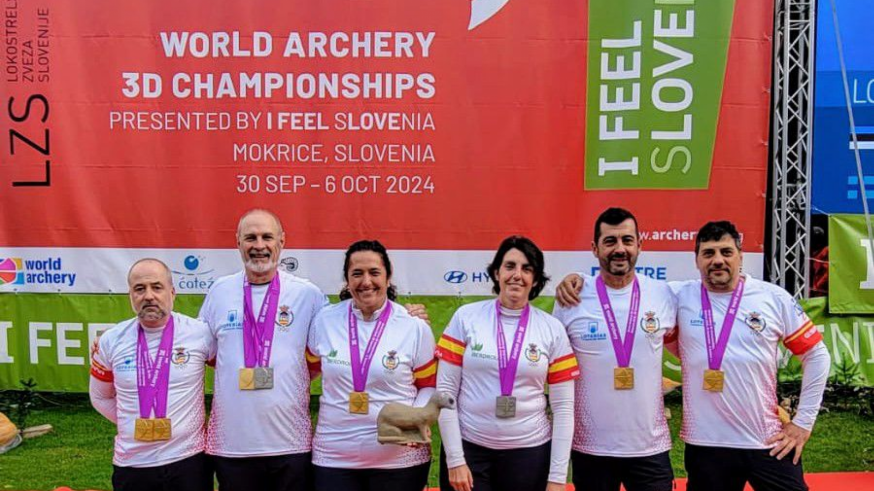 Bienvenido Moreno y Ana Cano, oro y plata en el Mundial de tiro con arco 3D