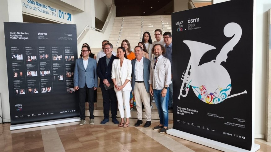 La Orquesta Sinfónica de la Región de Murcia celebra su 30º aniversario consolidando su dirección y prestigio internacional