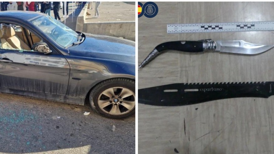 Siete detenidos tras una violenta riña con machetes y barras metálicas en Alcantarilla