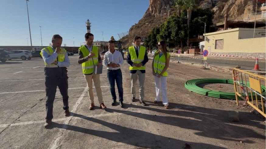 La Comunidad renueva la línea subterránea de alta tensión del puerto de Águilas con una inversión de 97.000 euros