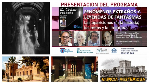 Presentación del programa especial "Leyendas de Fantasmas" desde el Museo de Barón de Benifayó
