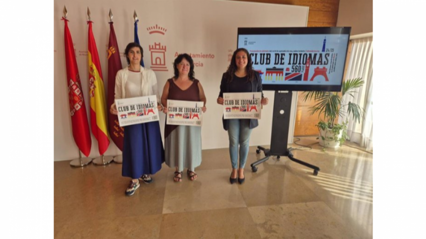 El Club de Idiomas oferta 560 plazas gratuitas para jóvenes de 12 a 20 años del municipio de Murcia