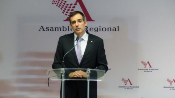 Juan José Liarte en la Asamblea (archivo). ASAMBLEA REGIONAL