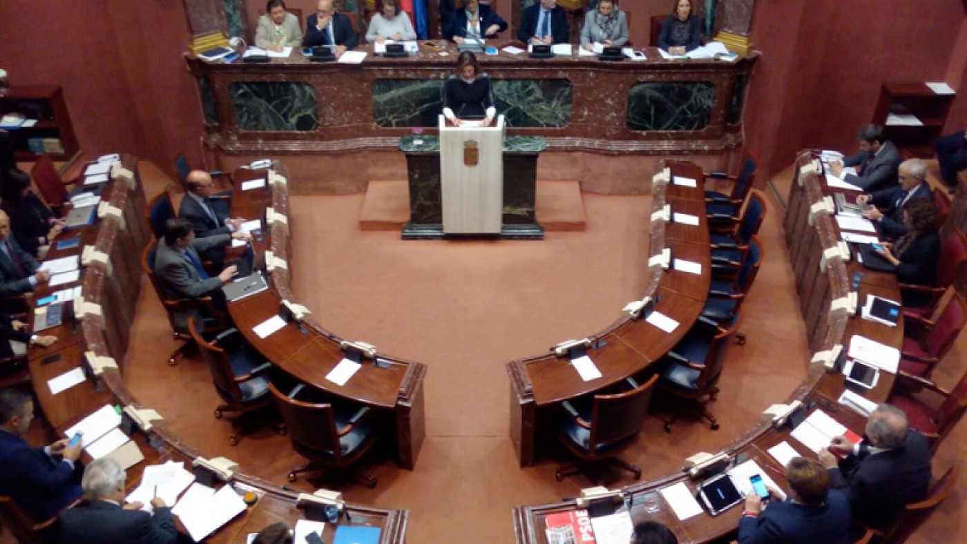 Pleno en la Asamblea Regional