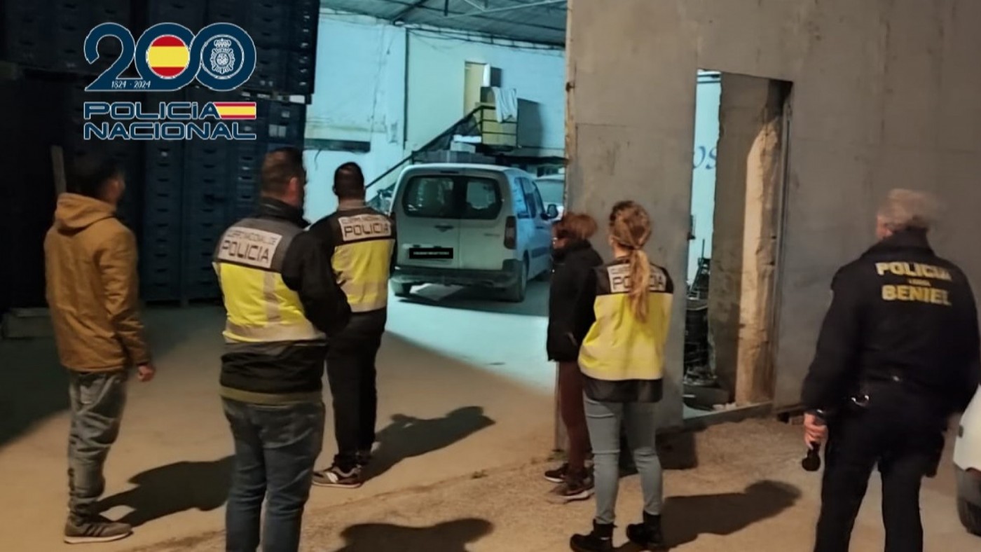 La Policía vuelve a detener al dueño de una finca en Beniel por explotación laboral a extranjeros