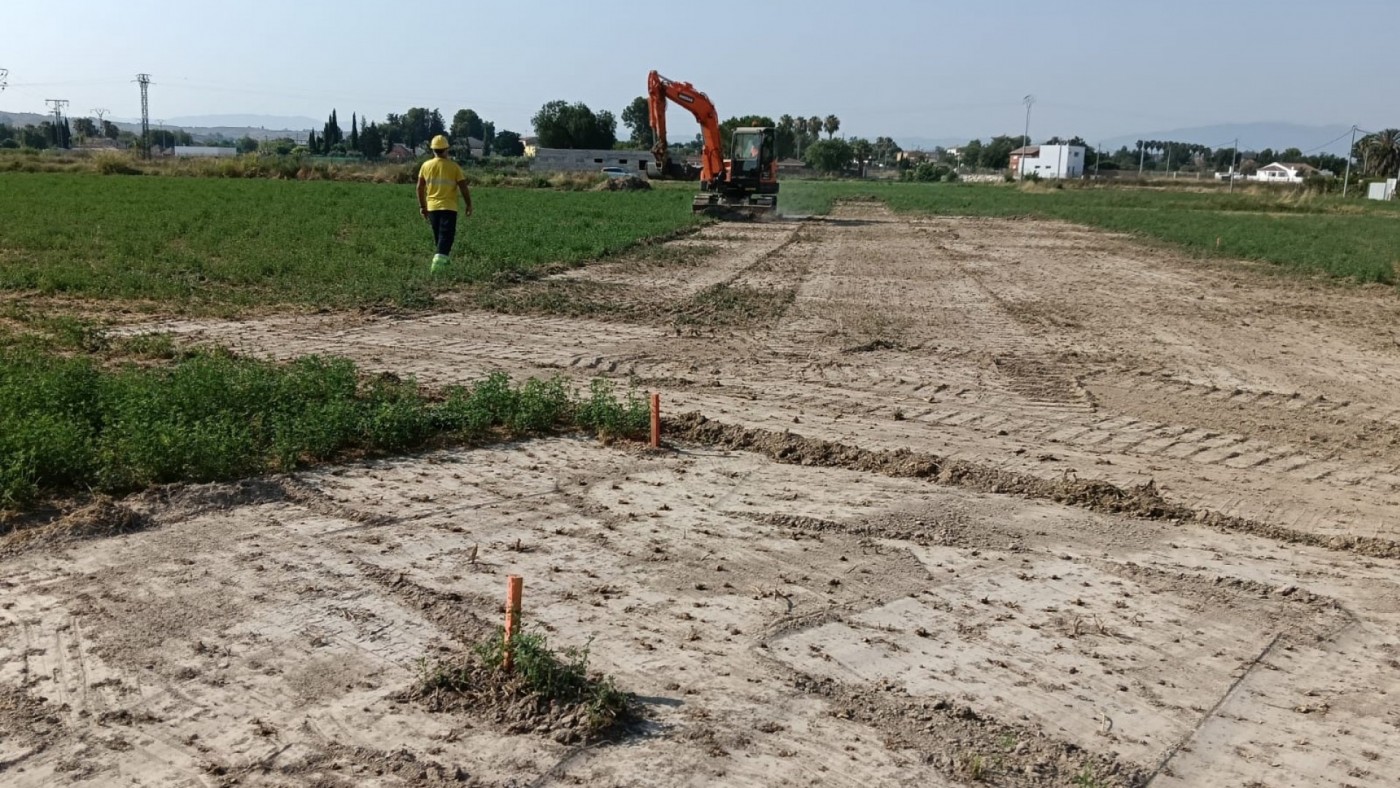 La Comunidad construye un nuevo tanque de tormentas en Las Torres de Cotillas