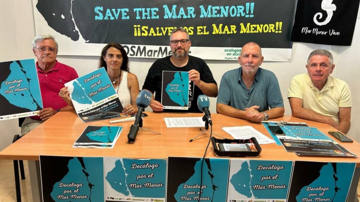 Ecologistas murcianos y alemanes se unen para salvar los productos agrícolas del Mar Menor