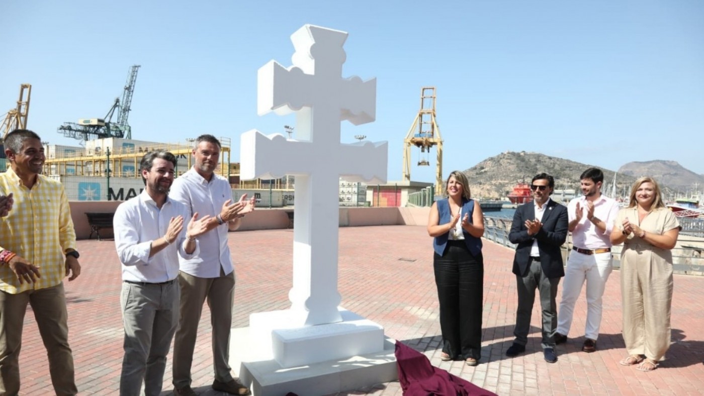 Cartagena cuenta con una Cruz Vera que marca el inicio del camino a Caravaca