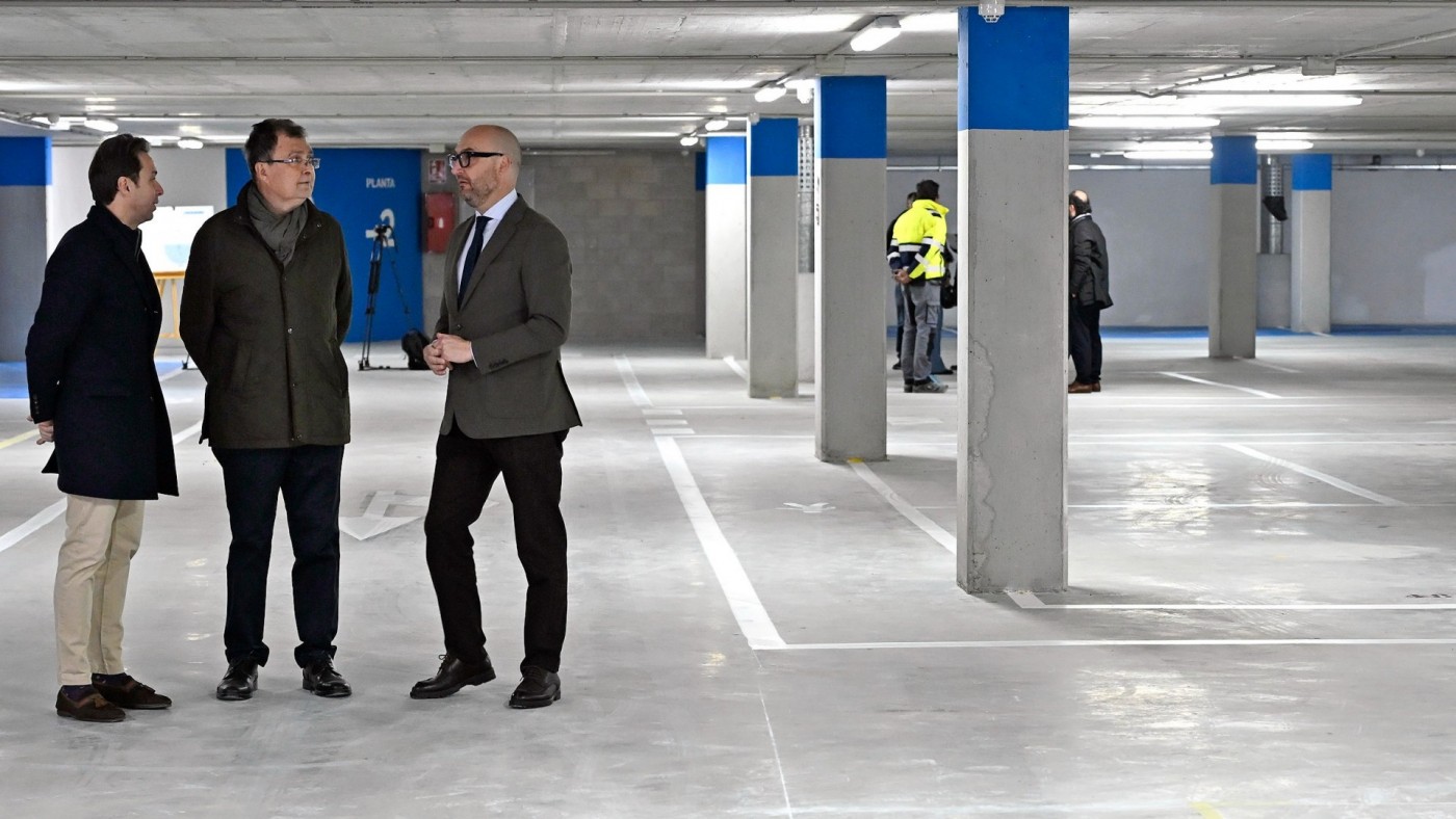 Recta final de las obras del aparcamiento subterráneo de Abenarabi