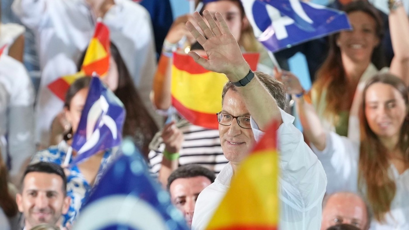 Feijóo: "Quedan siete días para el cambio"