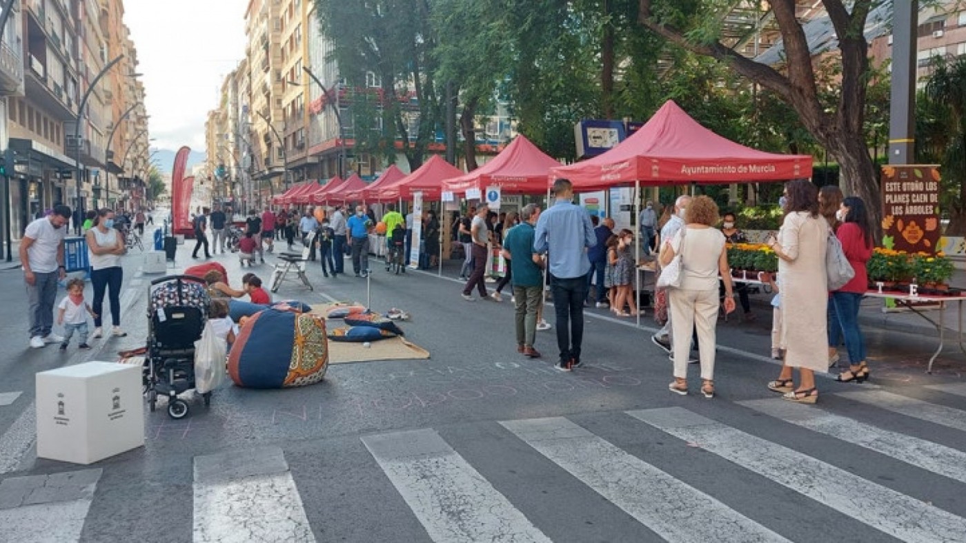 Gran Vía cerrada al tráfico. ORM