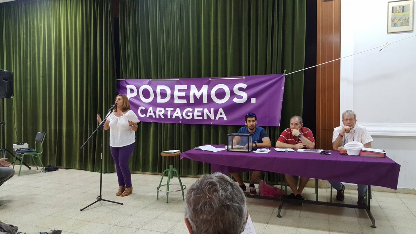 Asamblea de Podemos en Cartagena