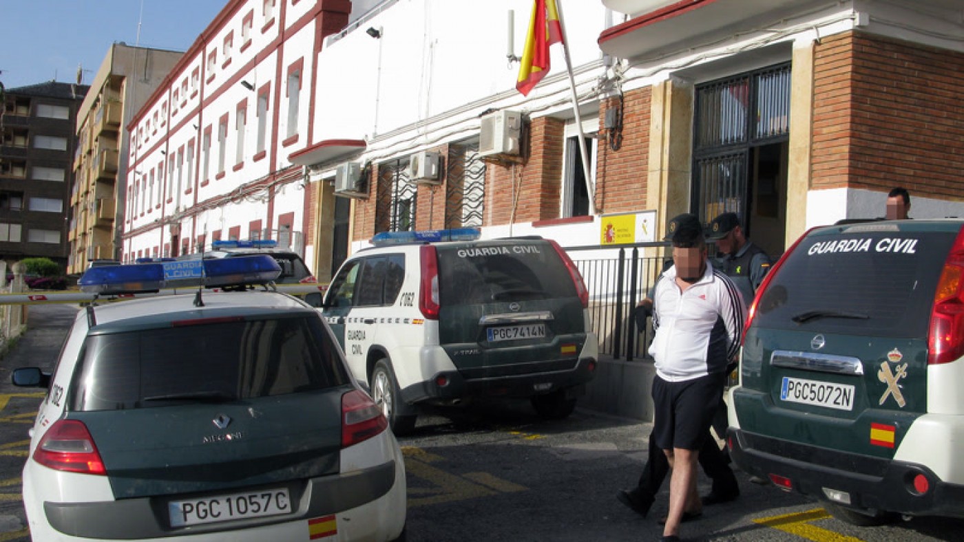 Guardia Civil detiene ladrón de cajeros