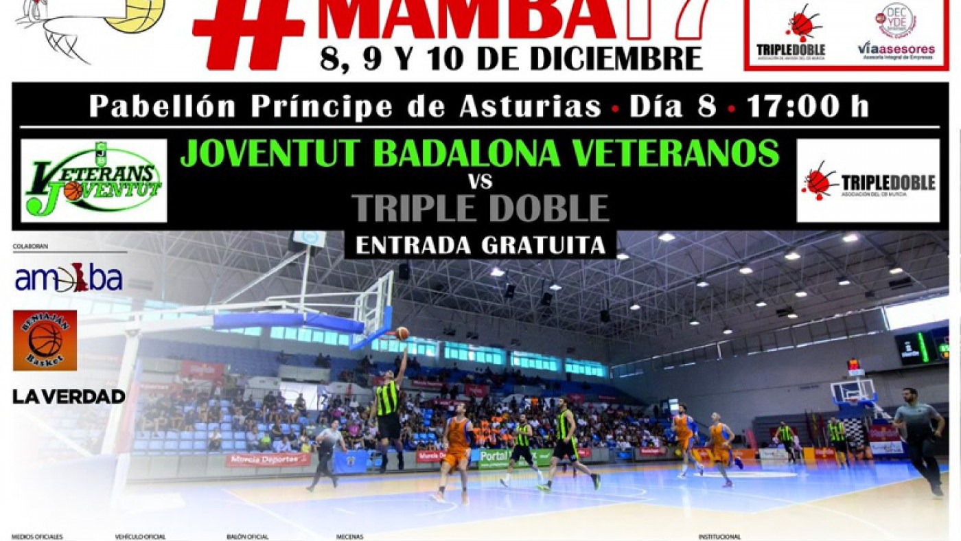 MAMBA 17, torneo internacional de baloncesto para veteranos en Murcia