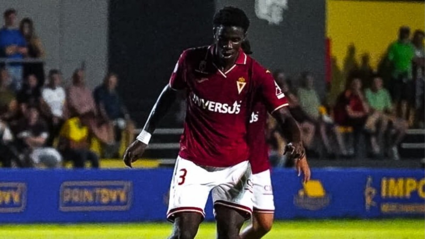 Usseyn Diao, novedad en la convocatoria del Real Murcia para Torremolinos