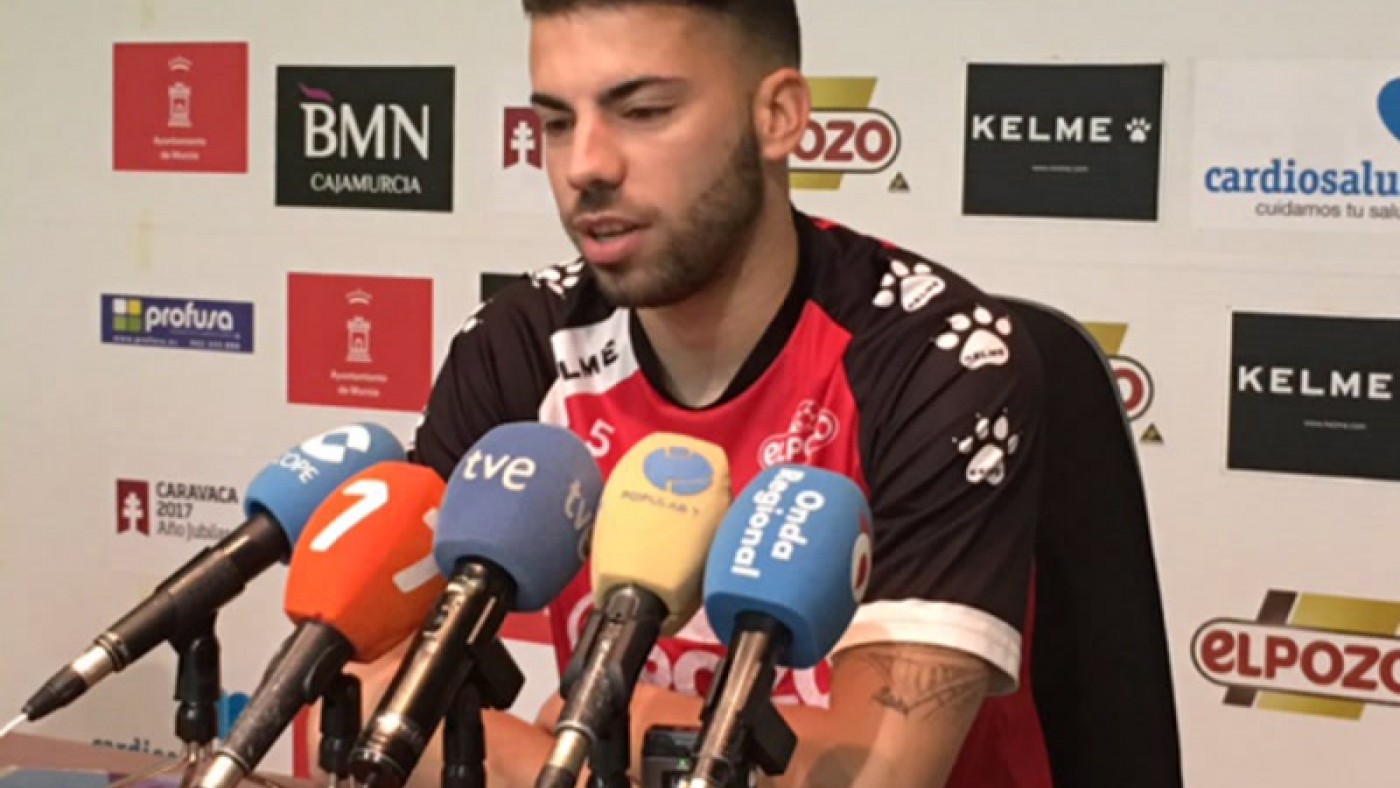 Elías Beltran en la sala de prensa del Palacio de los Deportes (foto: ORM)