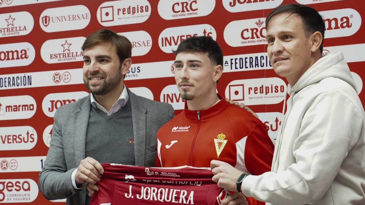 Jorquera: "La afición del Murcia es increíble, ya siento su apoyo"