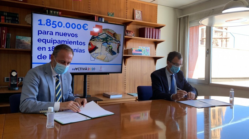 Firma del convenio para la realización de 18 obras en pedanías y barrios de Murcia 