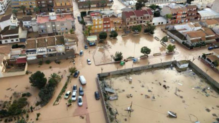 Inundaciones en Los Alcázares en diciembre de 2016. ORM