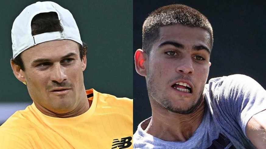 Tommy Paul y Carlos Alcaraz. Fotos: ATP Tour