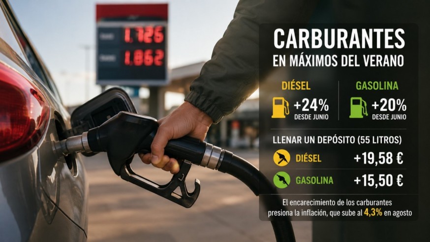 Ocho semanas de subidas disparan el precio de los carburantes