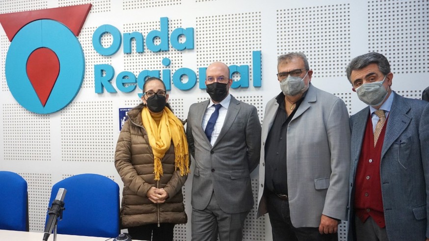 Irene Córdoba, Freddy Arias Mora, José Ramón Salcedo y Luigi Ferraro