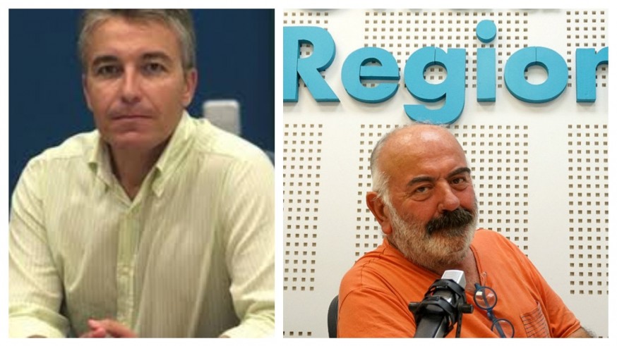 "Esperamos poco o nada de este Debate del estado de la Región". Ángel Montiel y Gregorio Mármol. Periodistas