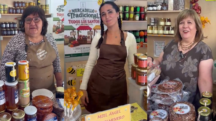 El arrope y calabazate, junto a la mejor miel del Noroeste, vuelve a la Plaza de San Pedro