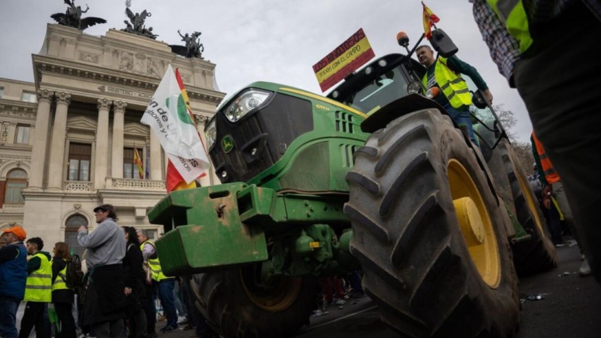 Los agricultores murcianos se vuelcan con la protesta en Madrid este lunes