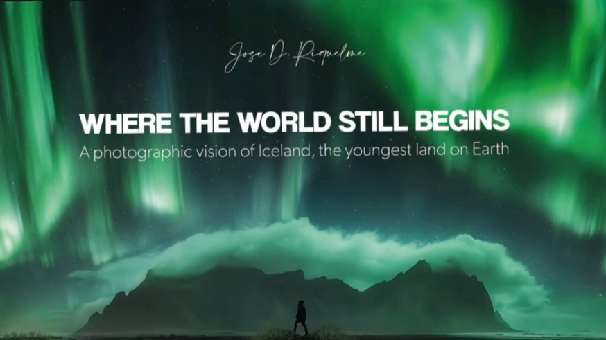 José David Riquelme publica su primer libro fotográfico sobre la magia de Islandia